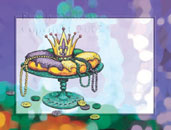 Mardi Gras note cards